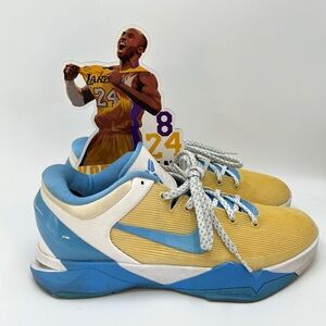 Nike ZOOM KOBE 7 SYSTEM University Blue/White Men Size 9.5